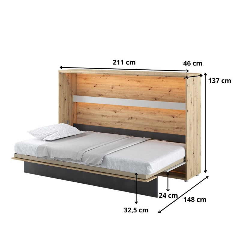 Półkotapczan Poziomy Concept Junior CJ-03 120X200 Qubic Lenart