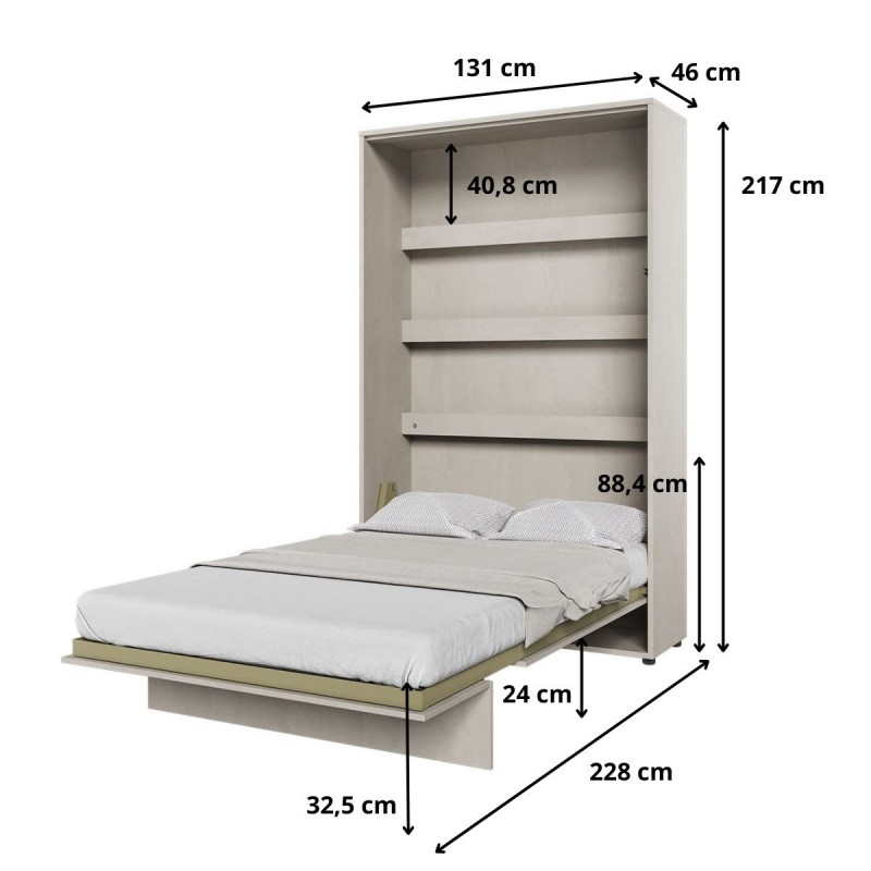 Półkotapczan Pionowy Concept Junior CJ-01 120X200 Teen Flex