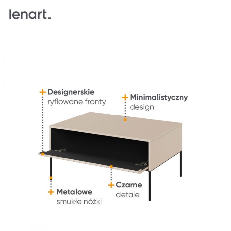 Stolik kawowy Trend TR9BPC Lenart