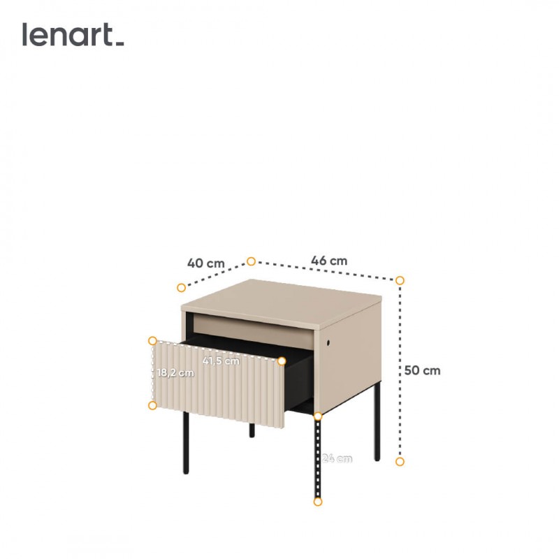 Szafka nocna Trend TR10BPC Lenart