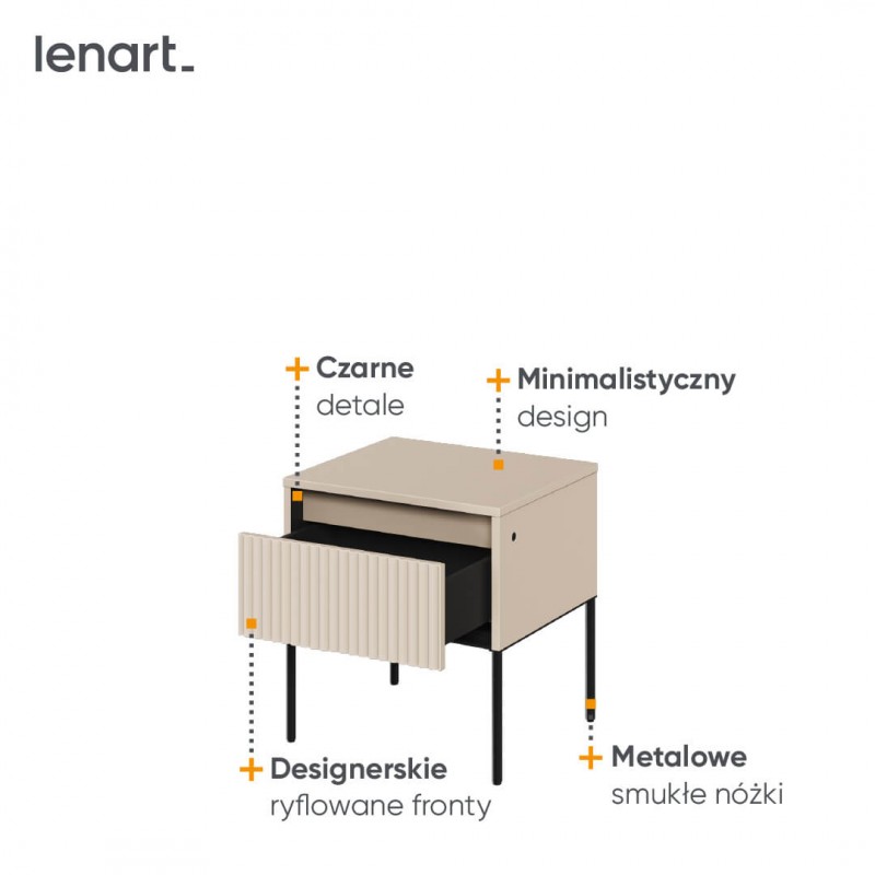 Szafka nocna Trend TR10BPC Lenart