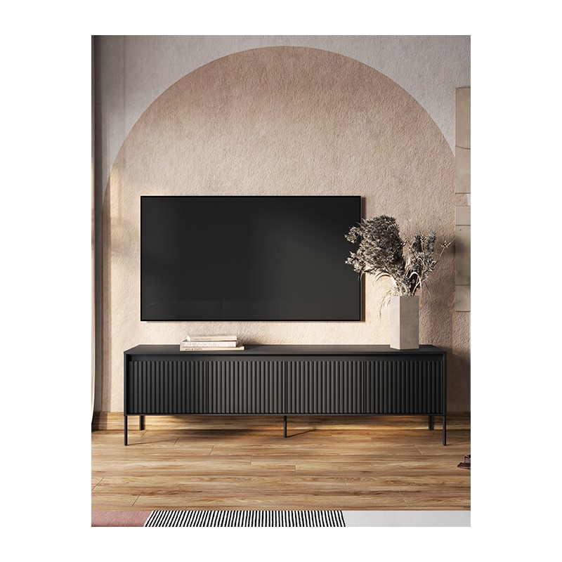 Szafka RTV Trend TR6C czarna Lenart