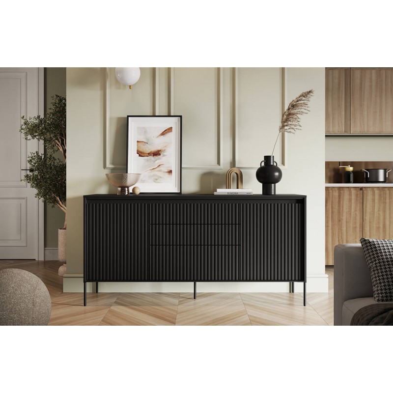 Komoda Trend TR1C czarna Lenart