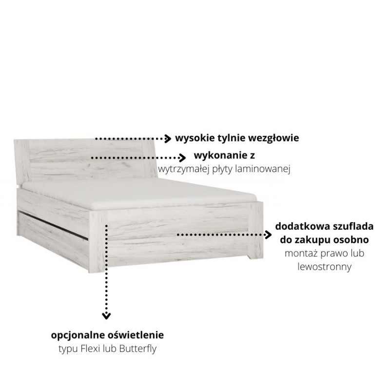 Łóżko 160 Angel Typ 92 Meble Wójcik Kolekcja Angel