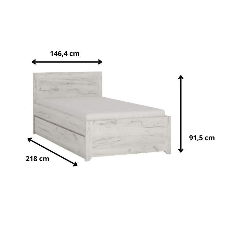 Łóżko 140 Angel Typ 91 Meble Wójcik Kolekcja Angel