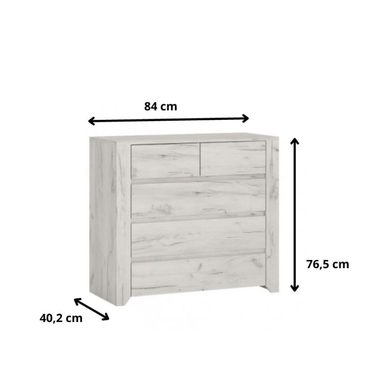 Komoda Angel Typ 43 5S Meble Wójcik Kolekcja Angel