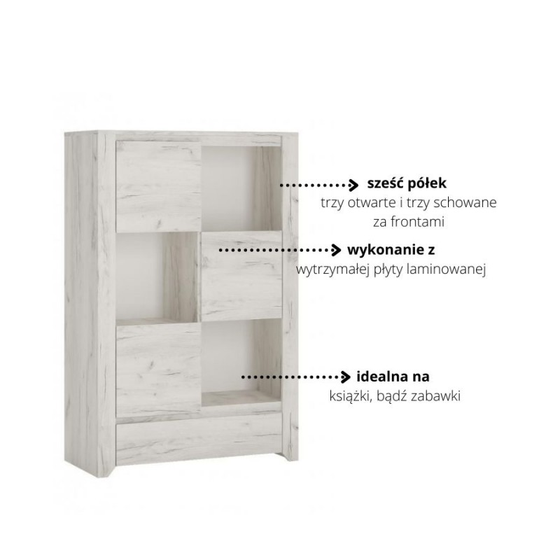 Komoda Angel Typ 31 3D - 1S Meble Wójcik Kolekcja Angel