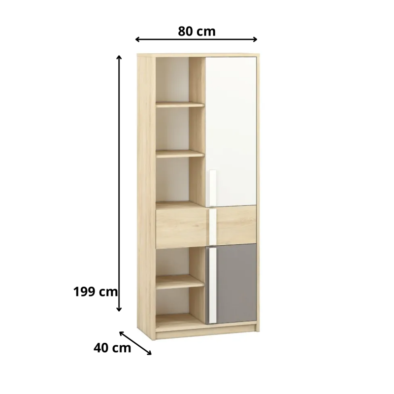 Regał Drop 03 ML Meble Kolekcja Drop