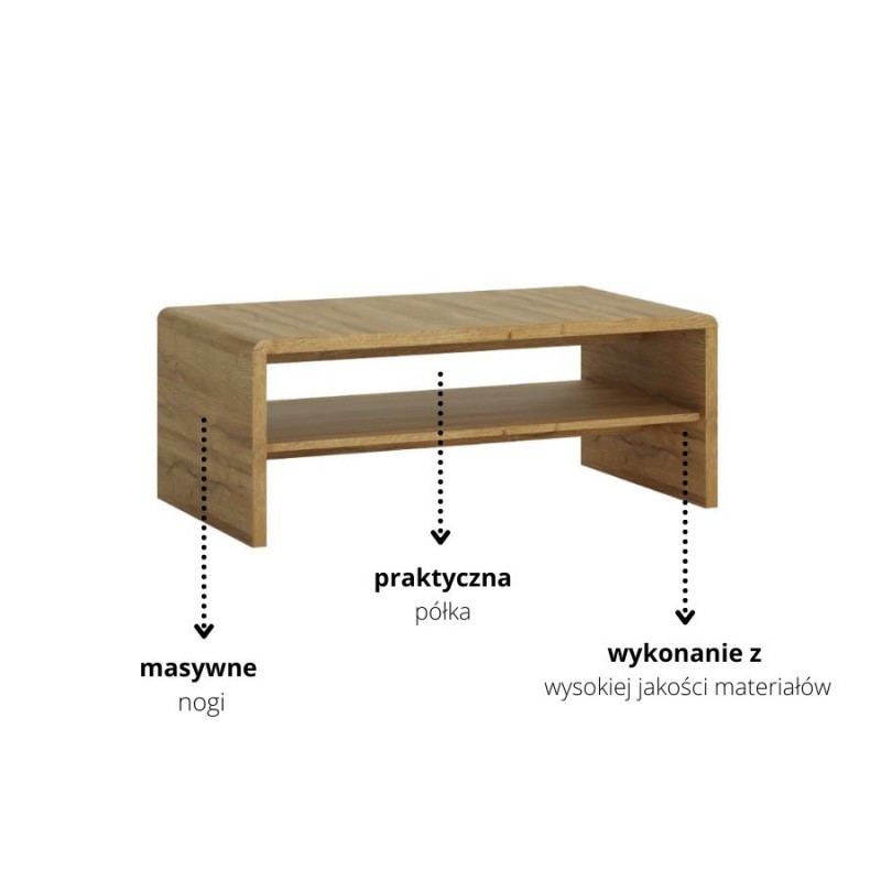 Stolik Cortina Typ CNAT02 Meble W&oacute;jcik Kolekcja Cortina