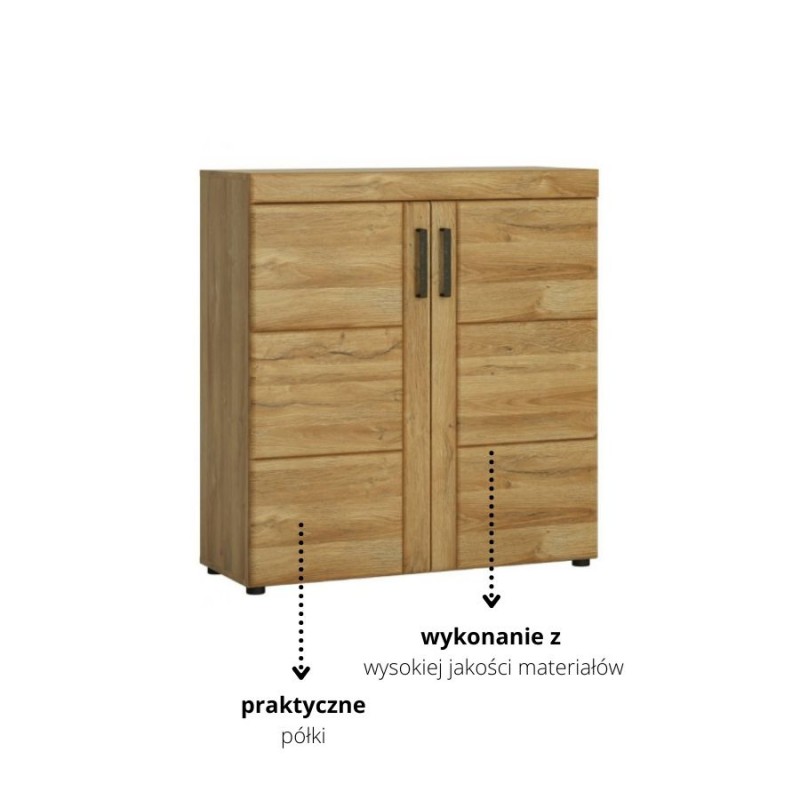 Komoda Cortina CNAK01 2D Meble W&oacute;jcik Kolekcja Cortina