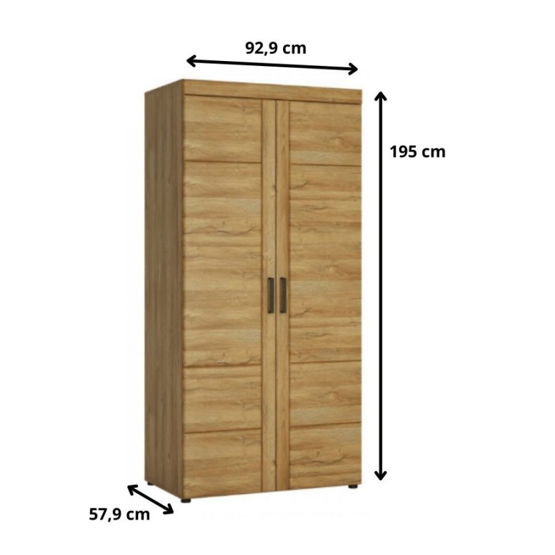 Szafa Cortina Typ CNAS02 2D Meble Wójcik Kolekcja Cortina