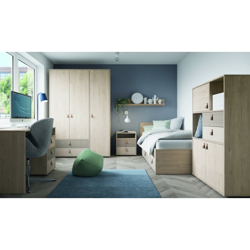 Łóżko 120 Denim DEIZ02 1S Meble Wójcik