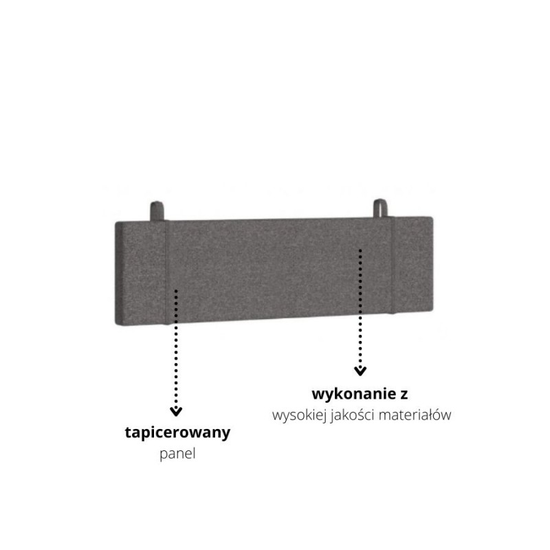 Wezgłowie wiszące MWPT02 Denim Meble Wójcik