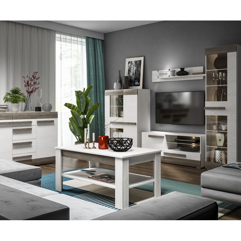 Szafka RTV Blanco 09 ML Meble Kolekcja Blanco