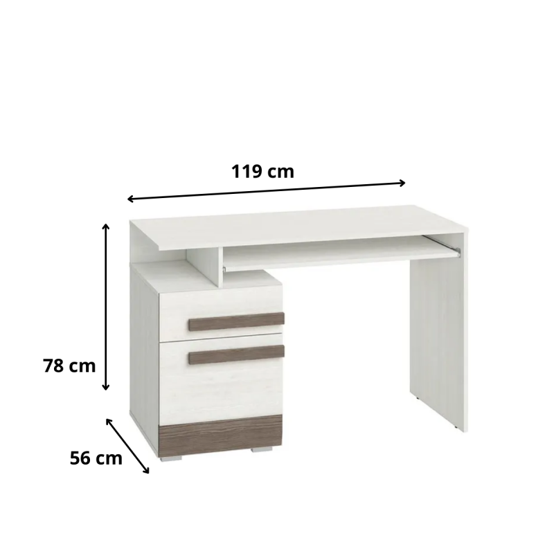 Biurko Blanco 11 ML Meble Kolekcja Blanco