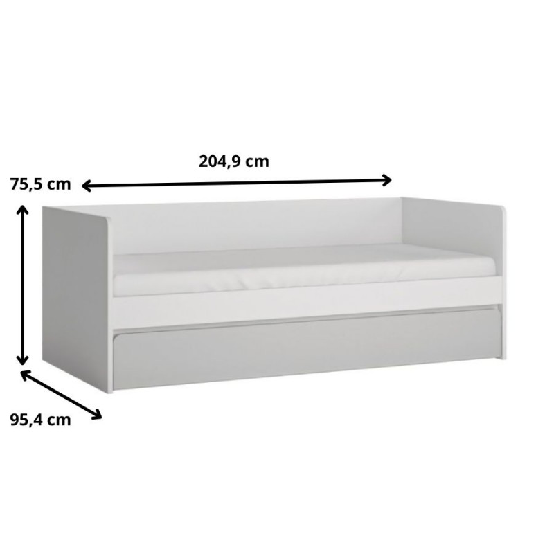 Łóżko Flexi FLXZ01 Meble Wójcik Kolekcja Flexi