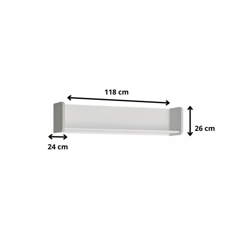 Półka Flexi FLXP01 Meble Wójcik Kolekcja Flexi