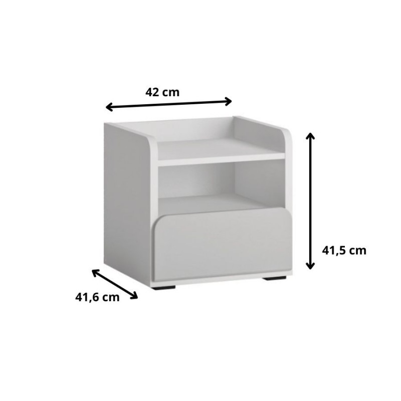 Szafka nocna Flexi FLXK03 Meble Wójcik Kolekcja Flexi