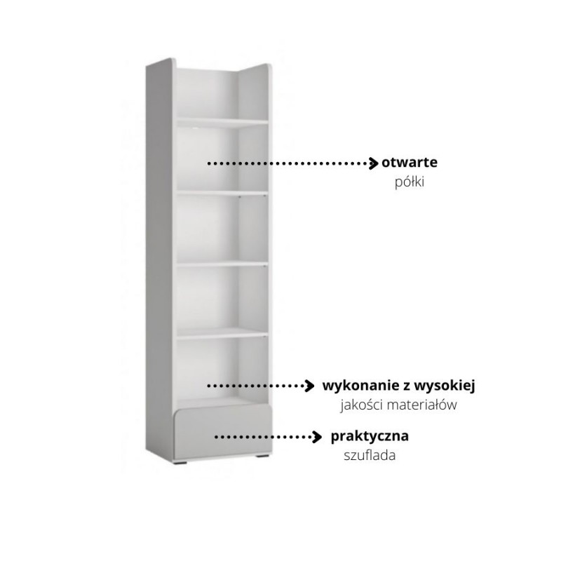 Regał 2D Flexi FLXR01 Meble Wójcik Kolekcja Flexi