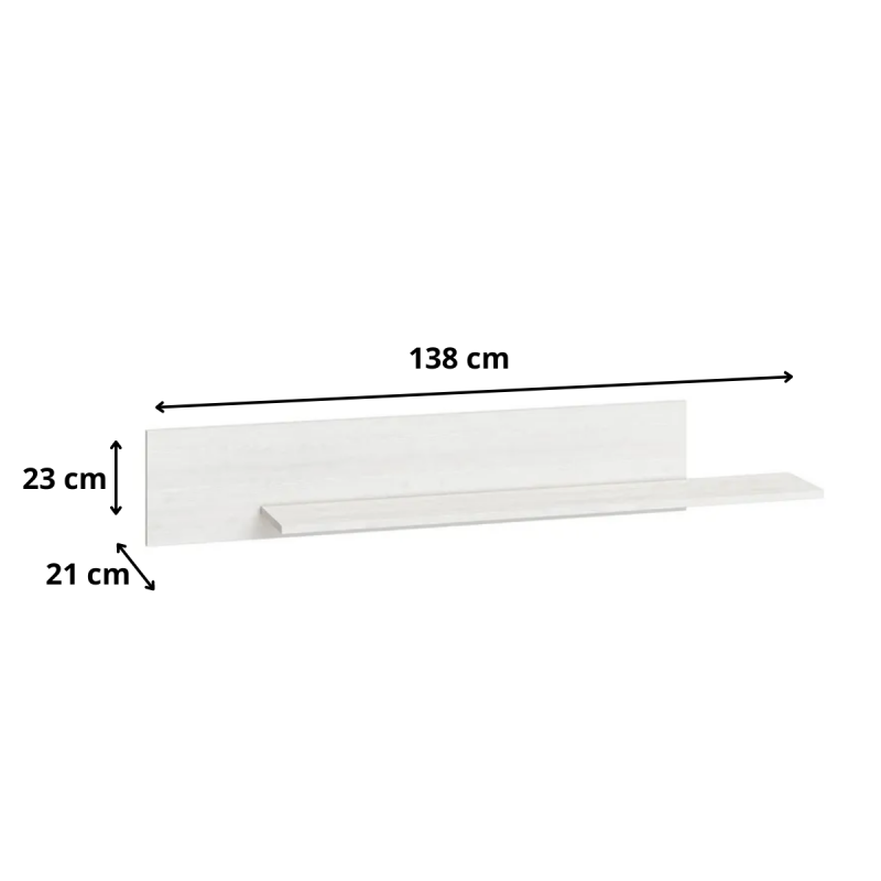 Półka Blanco 14 ML Meble Kolekcja Blanco