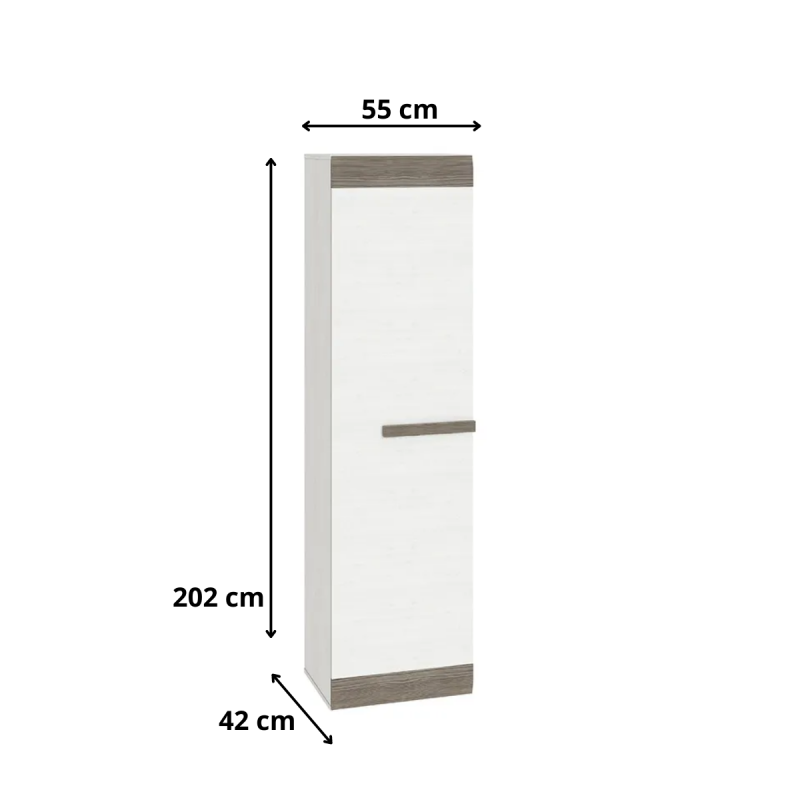 Szafa Blanco 19 ML Meble Kolekcja Blanco
