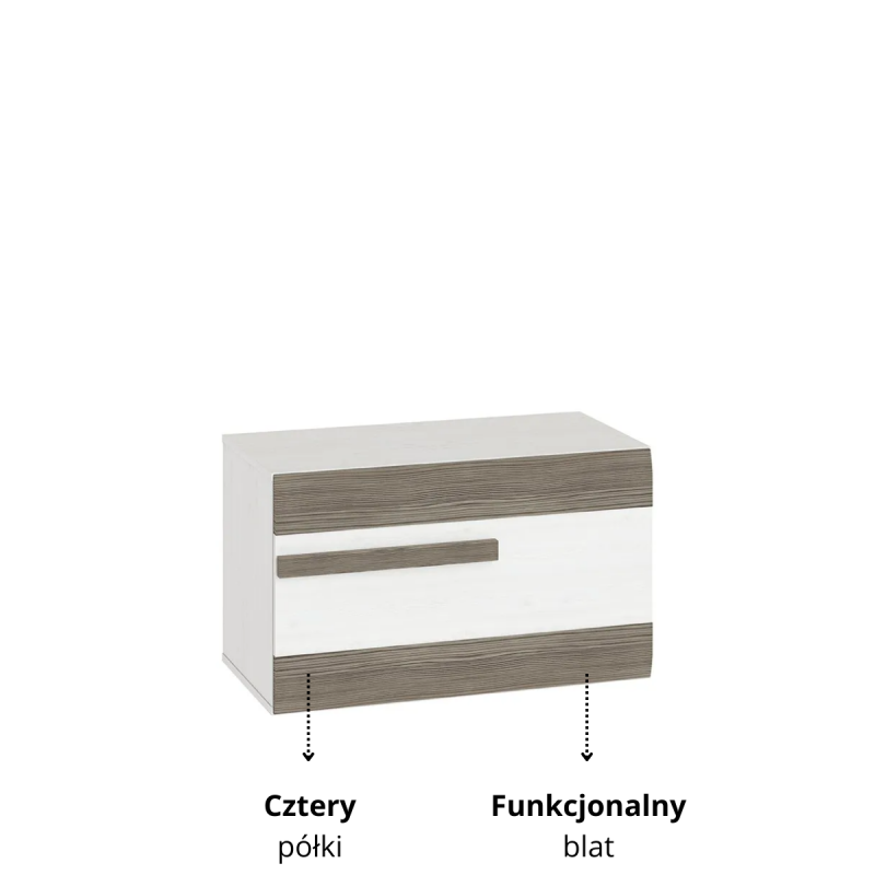 Szafka na buty Blanco 21 ML Meble Kolekcja Blanco