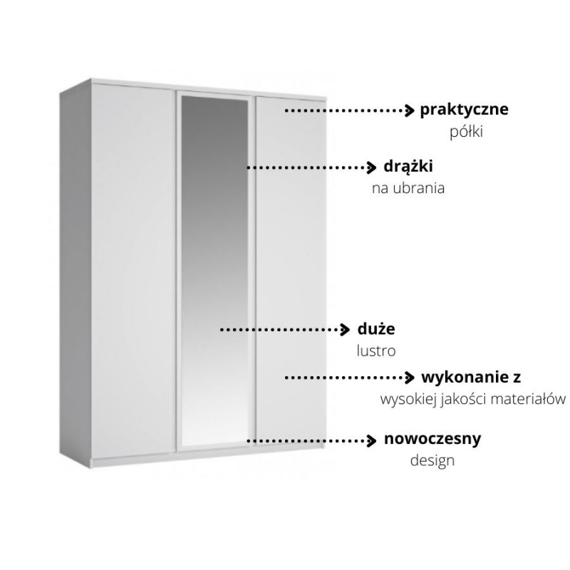 Szafa 3D Fribo FRIS03 Meble Wójcik Kolekcja Fribo