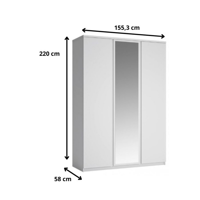 Szafa 3D Fribo FRIS03 Meble Wójcik Kolekcja Fribo