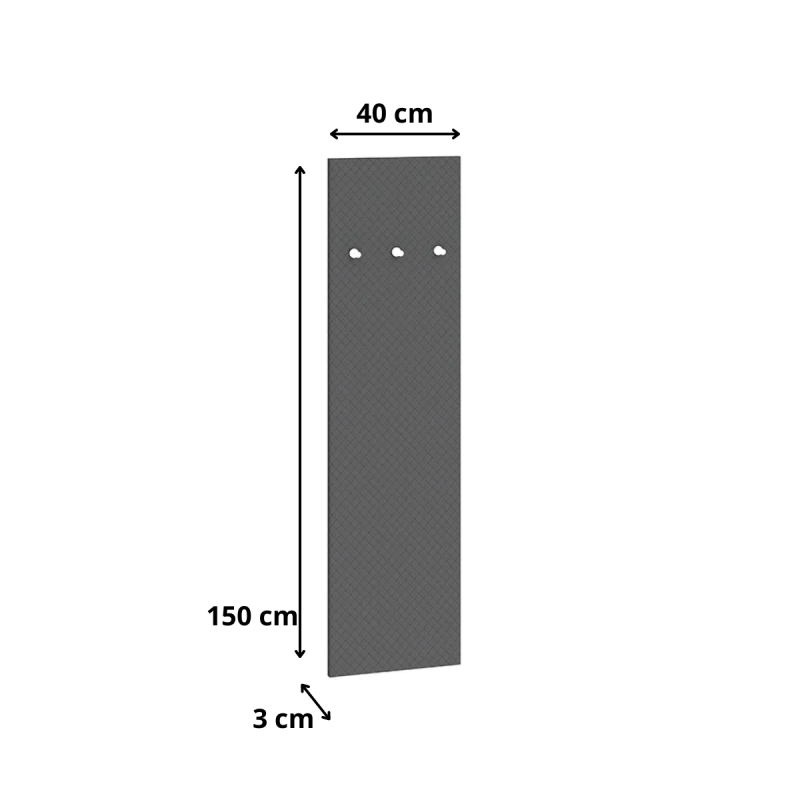 Wieszak tapicerowany Blanco 25 ML Meble Kolekcja Blanco