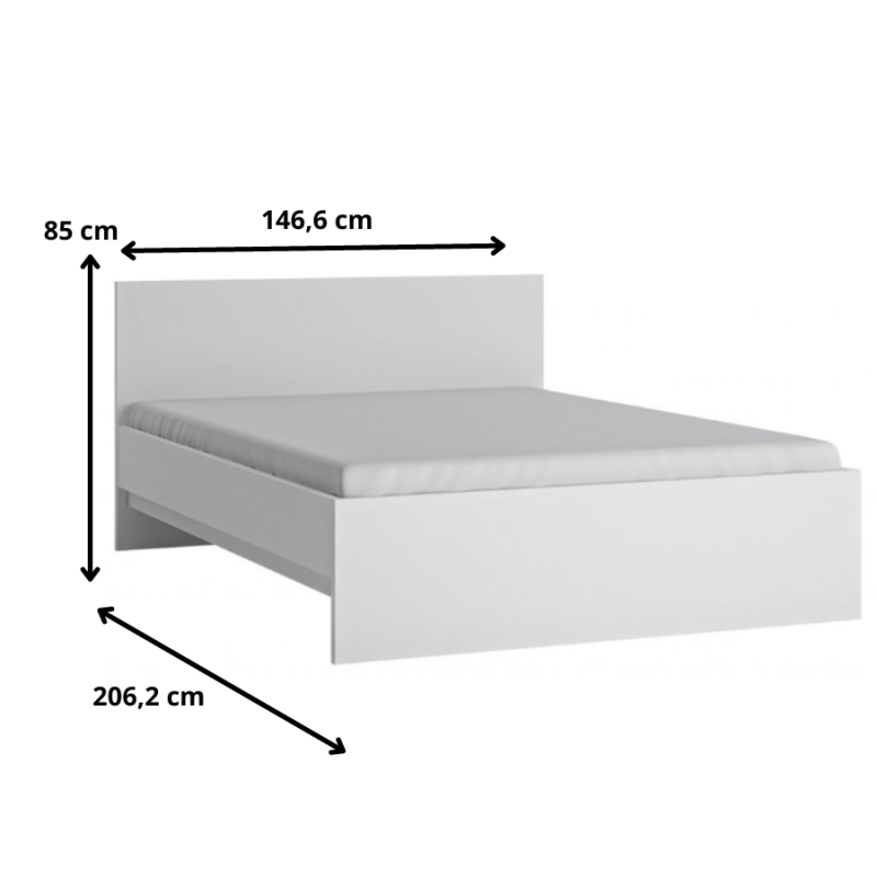 Łóżko Fribo FRIZ03 Meble Wójcik Kolekcja Fribo
