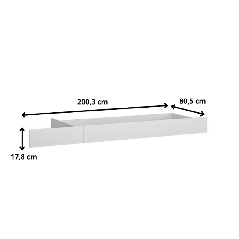 Szuflada do łóżka Fribo FRIZ07 Meble Wójcik Kolekcja Fribo