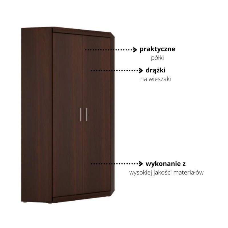 Szafa narożna 2D Imperial Typ 21 Meble Wójcik Kolekcja Imperial