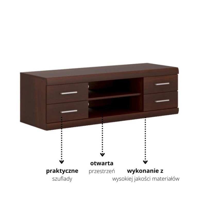 Komoda RTV 4S Imperial Typ 51 Meble Wójcik Kolekcja Imperial