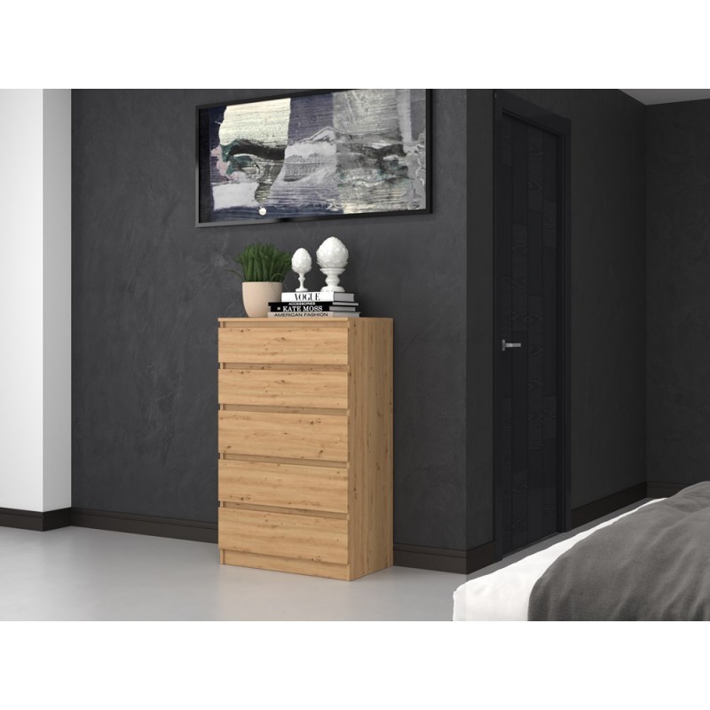 M5 MALWA KOMODA 5 SZUFLADY ARTISAN KOMPLET