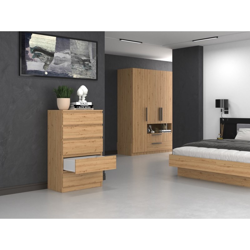 M5 MALWA KOMODA 5 SZUFLADY ARTISAN KOMPLET