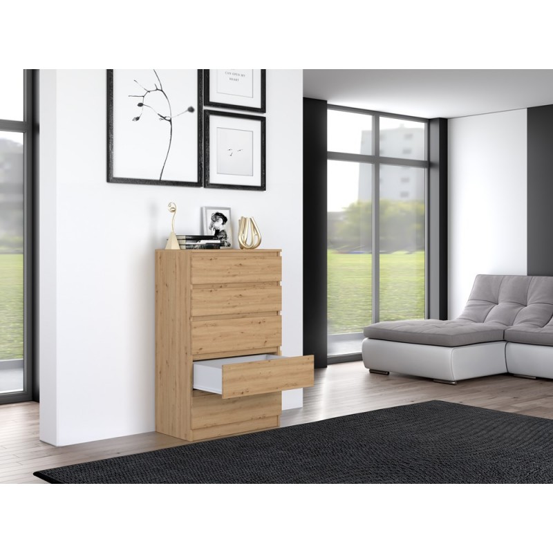 M5 MALWA KOMODA 5 SZUFLADY ARTISAN KOMPLET