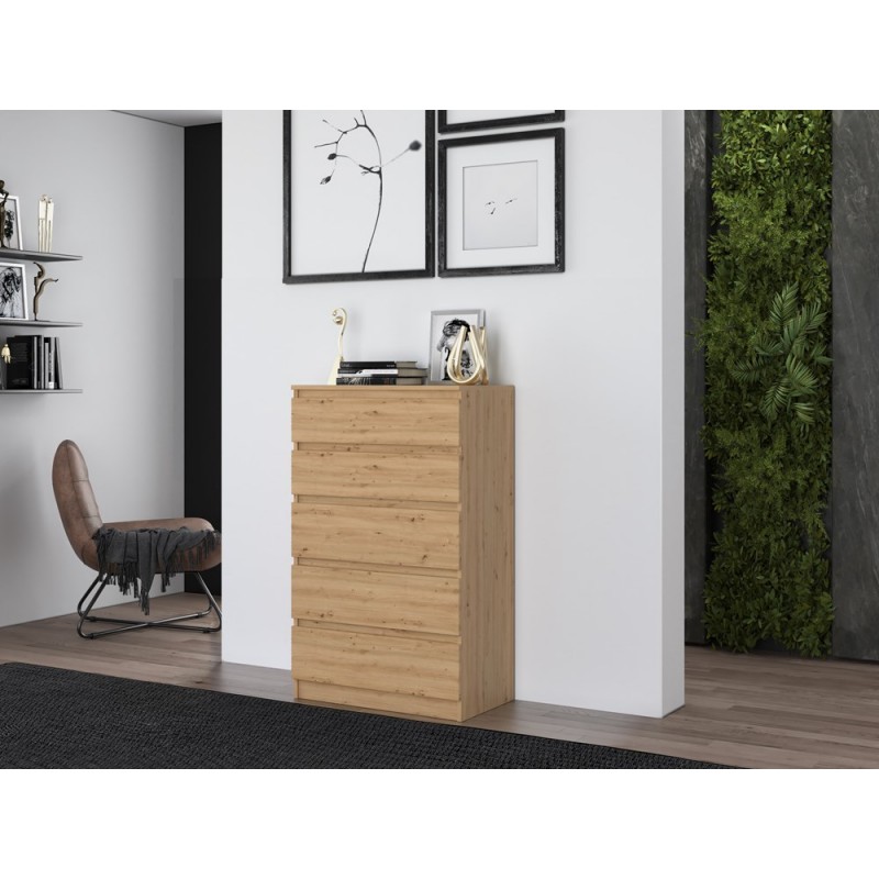 M5 MALWA KOMODA 5 SZUFLADY ARTISAN KOMPLET