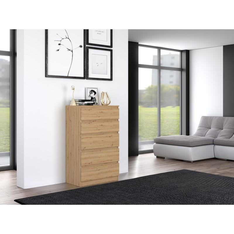 M5 MALWA KOMODA 5 SZUFLADY ARTISAN KOMPLET