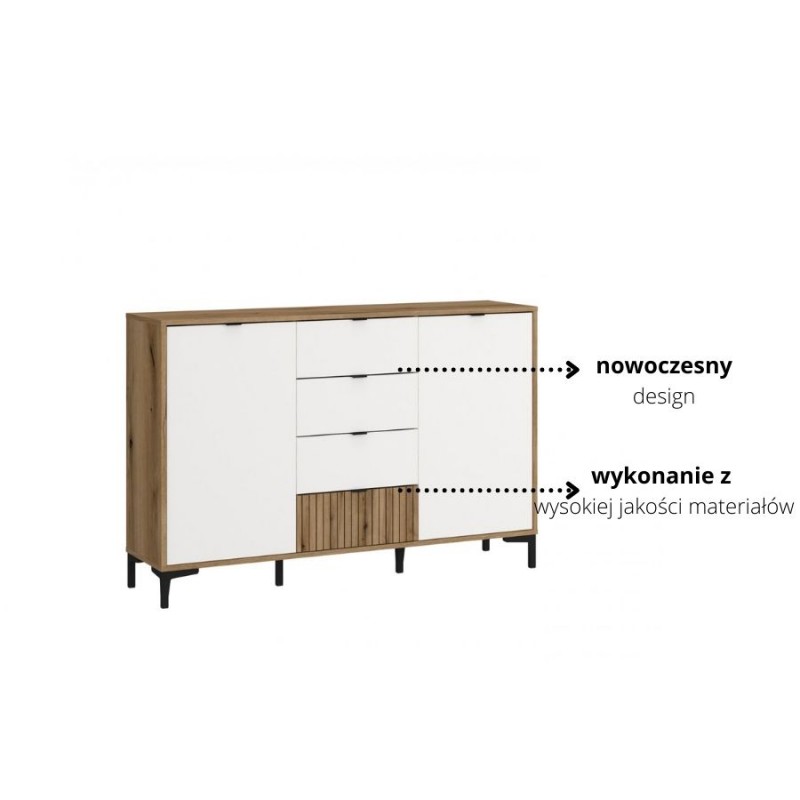 Komoda 2D4S Ricko Typ RIKK05 Meble Wójcik