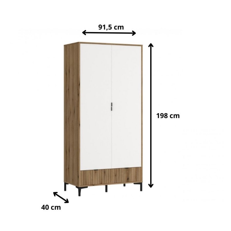 Szafa Ricko 2D2S Typ RIKS01 Meble Wójcik