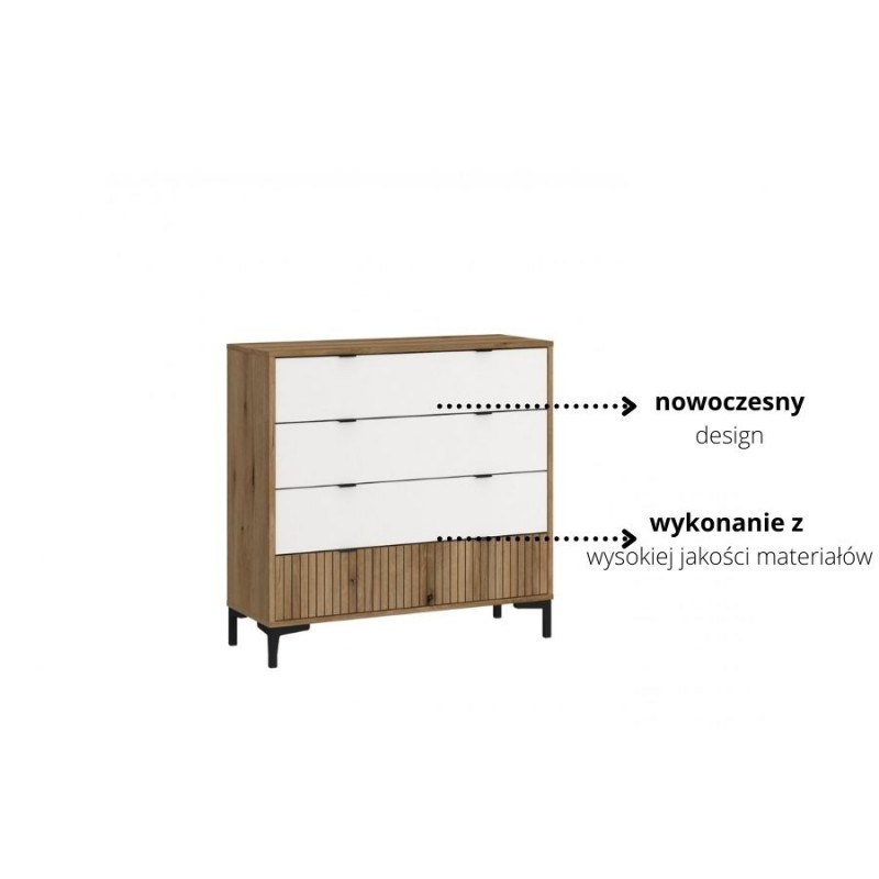 Komoda 4S Ricko Typ RIKK03 Meble Wójcik