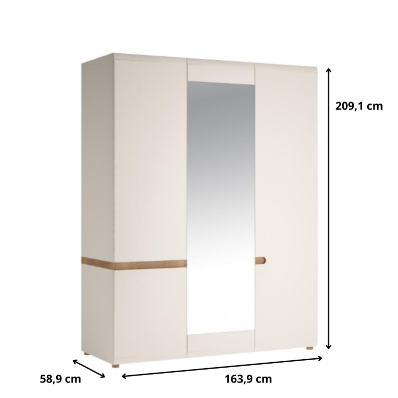 Szafa 3D Linate Typ 22 Meble Wójcik Kolekcja Linate