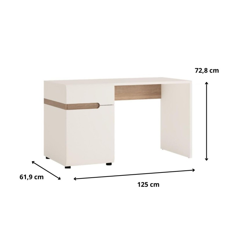 Biurko 1D-1S Linate Typ 80 Meble Wójcik Kolekcja Linate