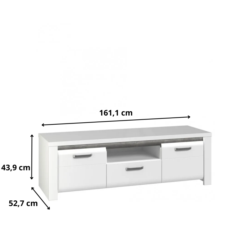 Szafka RTV Brugia Typ BUGT131B Meble Forte Kolekcja Brugia