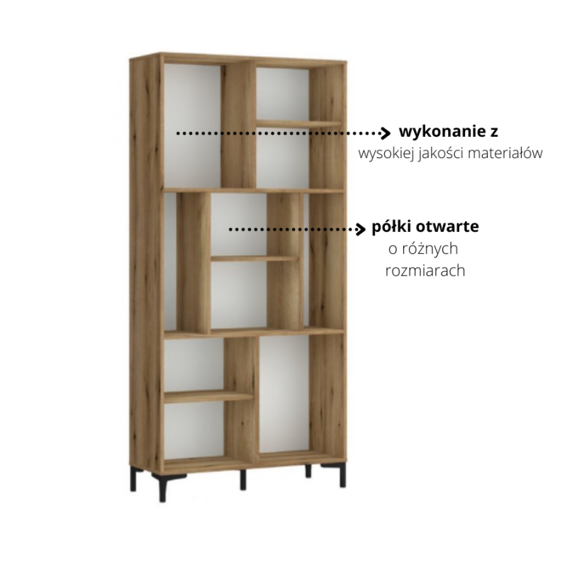 Regał Ricko Typ RIKR01 Meble Wójcik