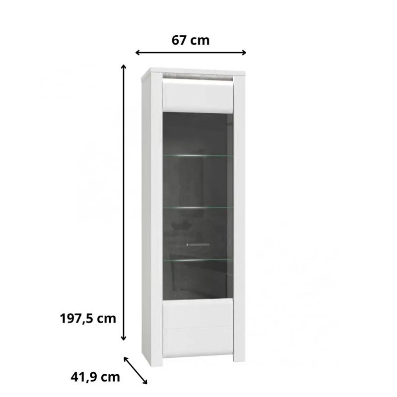 Witryna L/P Brugia Typ BUGV711B Meble Forte