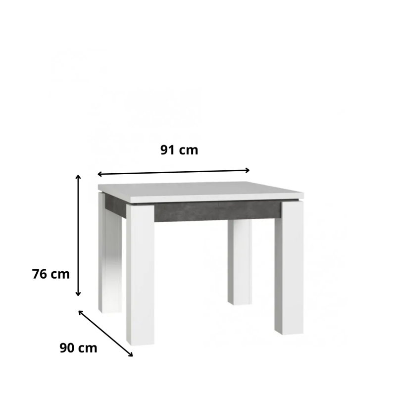 Stół rozkładany Brugia Typ EST45-C639 Meble Forte Kolekcja