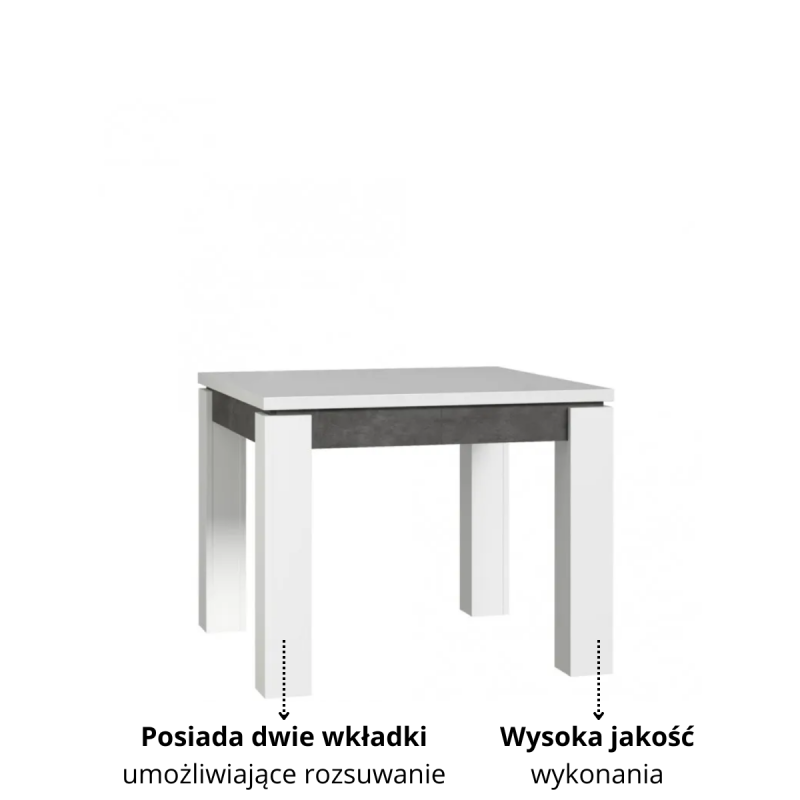 Stół rozkładany Brugia Typ EST45-C639 Meble Forte Kolekcja