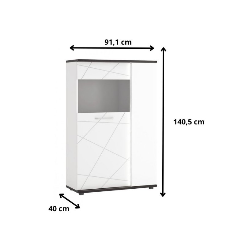 Witryna 2D Venezia VENV02R Meble Wójcik Kolekcja Venezia