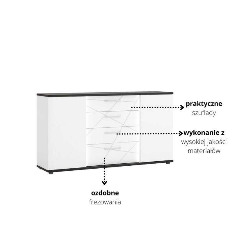 Komoda 2D Venezia VENK01 Meble Wójcik Kolekcja Venezia